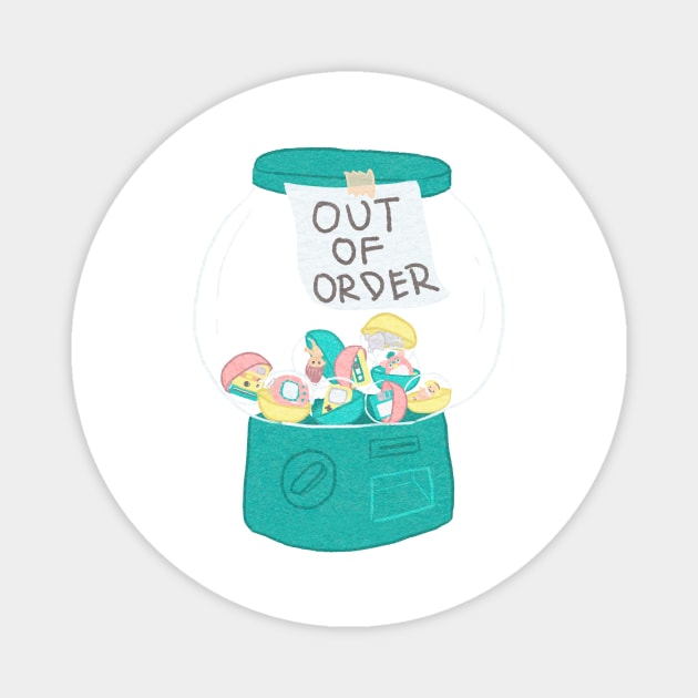 Out of Order Magnet by Feltto